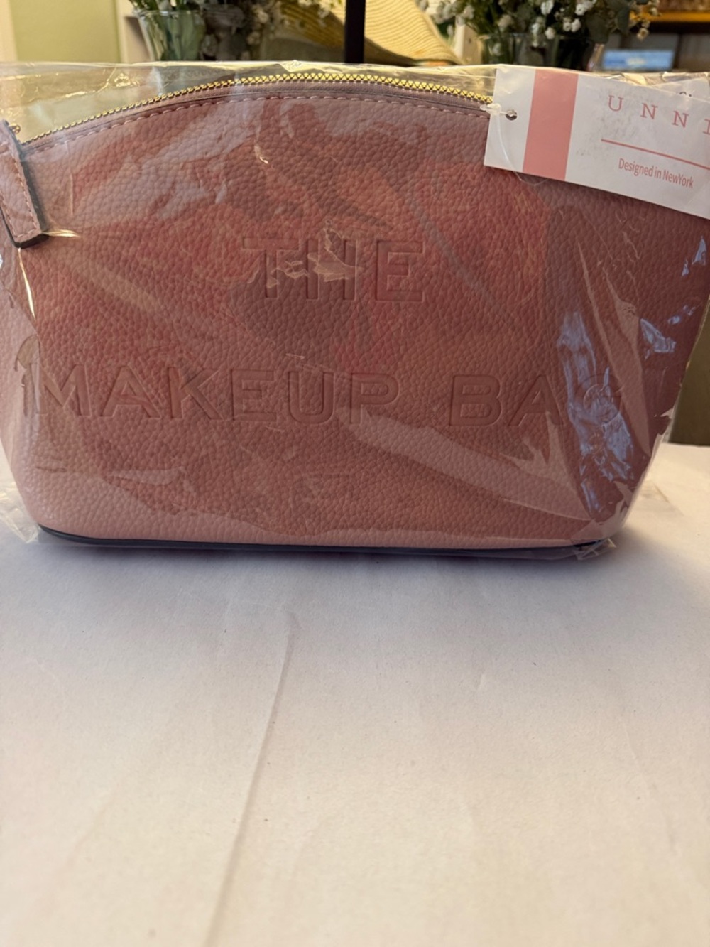 Unnni Pink 'The Makeup Bag' Cosmetic Pouch